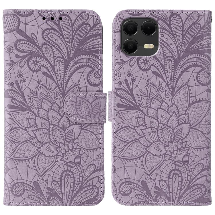 Peňaženkové puzdro Embossing Pattern Kvety fialové – T Phone 3 Pro | Kryty na mobil Kryty na mobil | Peňaženkové puzdro Embossing Pattern Kvety fialové – T Phone 3 Pro | Kryty na mobil