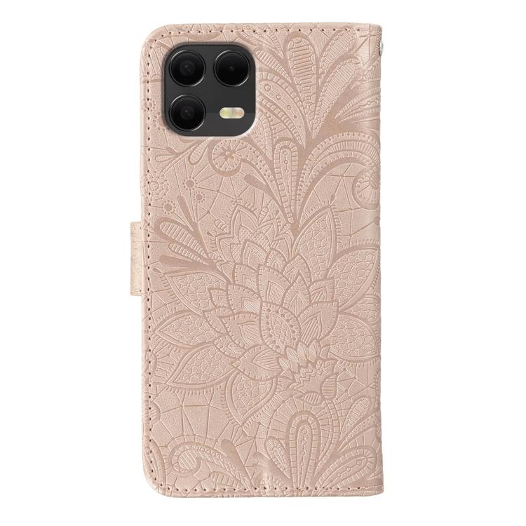 Peňaženkové puzdro Embossing Pattern Kvety ružové – T Phone 3 Pro | Kryty na mobil Kryty na mobil | Peňaženkové puzdro Embossing Pattern Kvety ružové – T Phone 3 Pro | Kryty na mobil