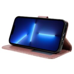 Peňaženkové puzdro Embossing Pattern Kvety ružové – T Phone 3 Pro | Kryty na mobil Kryty na mobil | Peňaženkové puzdro Embossing Pattern Kvety ružové – T Phone 3 Pro | Kryty na mobil