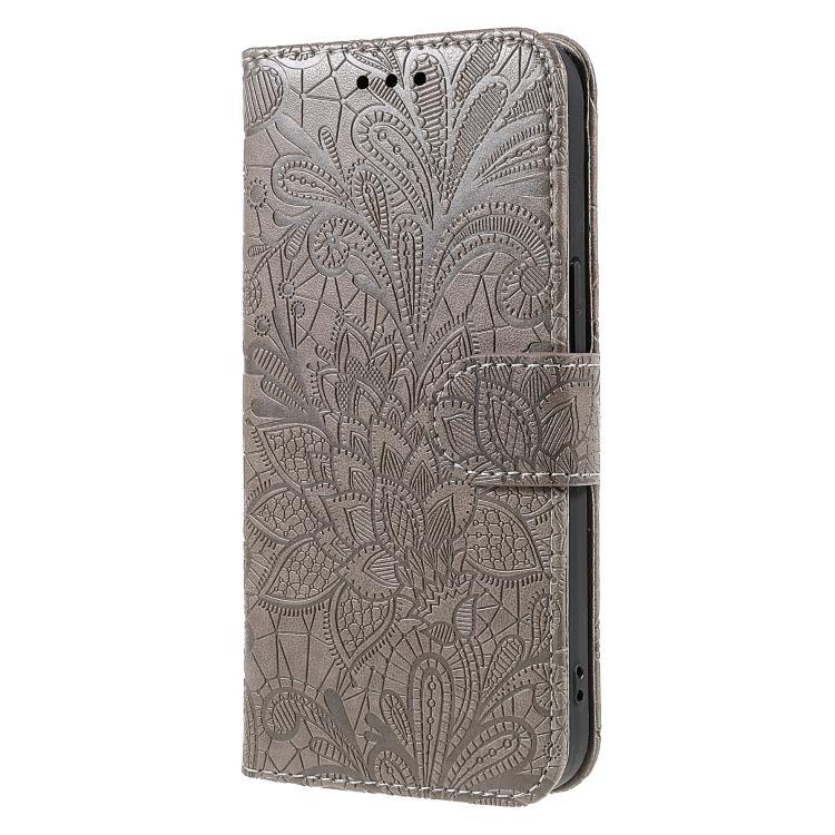 Peňaženkové puzdro Embossing Pattern Kvety sivé – T Phone 3 Pro | Kryty na mobil Kryty na mobil | Peňaženkové puzdro Embossing Pattern Kvety sivé – T Phone 3 Pro | Kryty na mobil