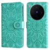 Kryty na mobil | Peňaženkové puzdro Embossing Pattern Slnečnica ružové – Vivo X300 | Kryty na mobil