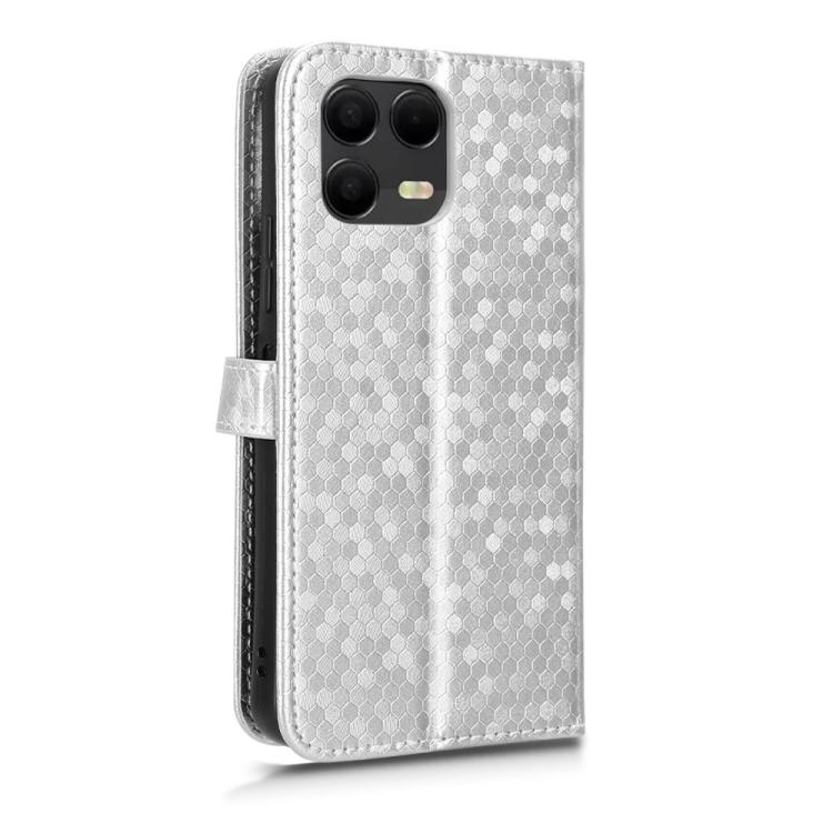 Peňaženkové puzdro Honeycomb Dot Texture Case strieborné – T Phone 3 Pro | Kryty na mobil Kryty na mobil | Peňaženkové puzdro Honeycomb Dot Texture Case strieborné – T Phone 3 Pro | Kryty na mobil