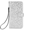 Peňaženkové puzdro Embossing Pattern Kvety sivé – T Phone 3 Pro | Kryty na mobil Kryty na mobil | Peňaženkové puzdro Embossing Pattern Kvety sivé – T Phone 3 Pro | Kryty na mobil