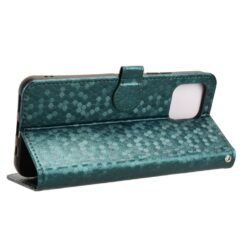 Kryty na mobil | Peňaženkové puzdro Honeycomb Dot Texture Case zelené – T Phone 3 Pro | Kryty na mobil