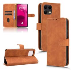 Kryty na mobil | Peňaženkové puzdro Solid hnedé – T Phone 3 Pro | Kryty na mobil