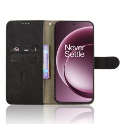 Kryty na mobil | Peňaženkové puzdro Solid čierne – OnePlus 15 | Kryty na mobil
