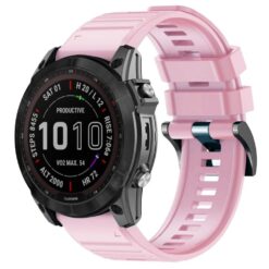 Remienok Solid Wristband ružový pre hodinky Garmin 22mm