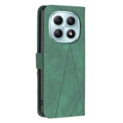 Kryty na mobil | Knižkové puzdro Rhombus zelené – Xiaomi Redmi Note 15 4G/5G | Kryty na mobil