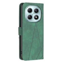 Kryty na mobil | Knižkové puzdro Rhombus zelené – Xiaomi Redmi Note 15 Pro 4G | Kryty na mobil