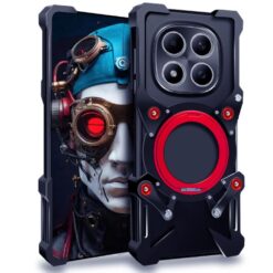 Kryty na mobil | Odolný Kryt TitanShield čierny – Xiaomi Redmi Note 15 Pro 5G | Kryty na mobil