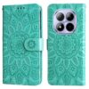 Kryty na mobil | Peňaženkové puzdro Embossing Pattern Slnečnica ružové – Xiaomi Redmi Note 15 Pro 4G | Kryty na mobil