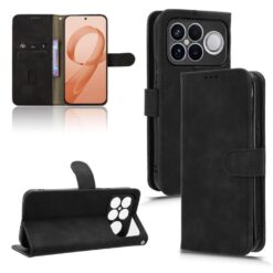 Kryty na mobil | Peňaženkové puzdro Solid čierne – Xiaomi Poco F8 Ultra | Kryty na mobil