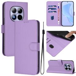 Peňaženkové puzdro Solid fialové – Xiaomi Redmi Note 15 Pro 5G | Kryty na mobil Kryty na mobil | Peňaženkové puzdro Solid fialové – Xiaomi Redmi Note 15 Pro 5G | Kryty na mobil