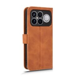 Kryty na mobil | Peňaženkové puzdro Solid hnedé – Xiaomi Poco F8 Ultra | Kryty na mobil