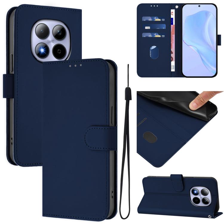 Peňaženkové puzdro Solid tmavomodré – Xiaomi Redmi Note 15 Pro 5G | Kryty na mobil Kryty na mobil | Peňaženkové puzdro Solid tmavomodré – Xiaomi Redmi Note 15 Pro 5G | Kryty na mobil