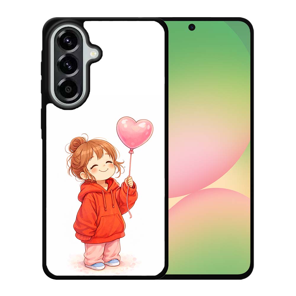 Ochranný Kryt Creative Case 09 Dievča s balónom pro Samsung Galaxy A56 | Kryty na mobil Kryty na mobil | Ochranný Kryt Creative Case 09 Dievča s balónom pro Samsung Galaxy A56 | Kryty na mobil