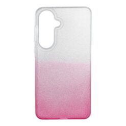 Ligotavý Kryt Forcell Shining transparentno-ružový – Samsung Galaxy S26+ (S26 Plus)