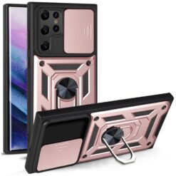 Kryty na mobil | Odolný kryt CamCover Armor ružový – Samsung Galaxy S22 Ultra | Kryty na mobil
