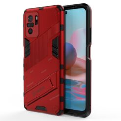 Kryty na mobil | Odolný Kryt Punk armor case červený – Xiaomi Redmi Note 10 / Note 10S | Kryty na mobil