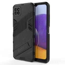 Odolný Kryt Punk armor case čierny – Samsung Galaxy A22 5G