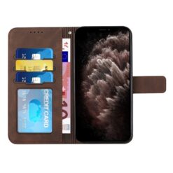 Kryty na mobil | Peňaženkové puzdro Retro Smile hnedé – Samsung Galaxy A33 5G | Kryty na mobil