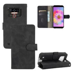 Kryty na mobil | Peňaženkové puzdro Solid čierne – Oukitel WP5 | Kryty na mobil
