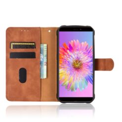 Peňaženkové puzdro Solid hnedé – Oukitel WP5 | Kryty na mobil Kryty na mobil | Peňaženkové puzdro Solid hnedé – Oukitel WP5 | Kryty na mobil