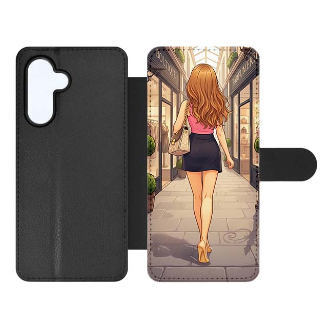 Knižkové puzdro Creative Case 16 Moderná Žena – Samsung Galaxy A16 | Kryty na mobil Kryty na mobil | Knižkové puzdro Creative Case 16 Moderná Žena – Samsung Galaxy A16 | Kryty na mobil