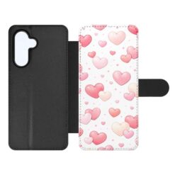 Knižkové puzdro Creative Case 19 Srdiečka – Samsung Galaxy A17 5G | Kryty na mobil Kryty na mobil | Knižkové puzdro Creative Case 19 Srdiečka – Samsung Galaxy A17 5G | Kryty na mobil