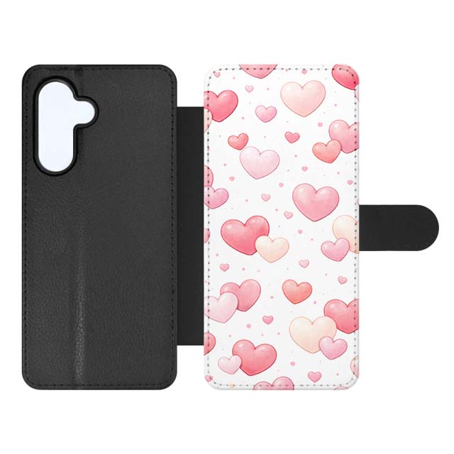 Knižkové puzdro Creative Case 19 Srdiečka – Samsung Galaxy A17 5G | Kryty na mobil Kryty na mobil | Knižkové puzdro Creative Case 19 Srdiečka – Samsung Galaxy A17 5G | Kryty na mobil
