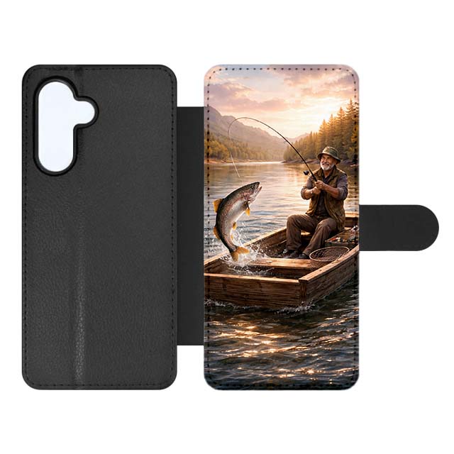 Knižkové puzdro Creative Case 20 Rybár – Samsung Galaxy A16 | Kryty na mobil Kryty na mobil | Knižkové puzdro Creative Case 20 Rybár – Samsung Galaxy A16 | Kryty na mobil