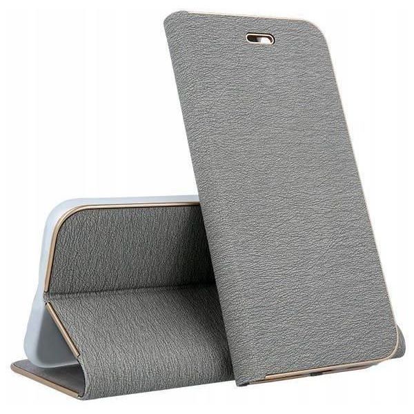 Knižkové puzdro Luna Book strieborné – Samsung Galaxy A37 | Kryty na mobil Kryty na mobil | Knižkové puzdro Luna Book strieborné – Samsung Galaxy A37 | Kryty na mobil
