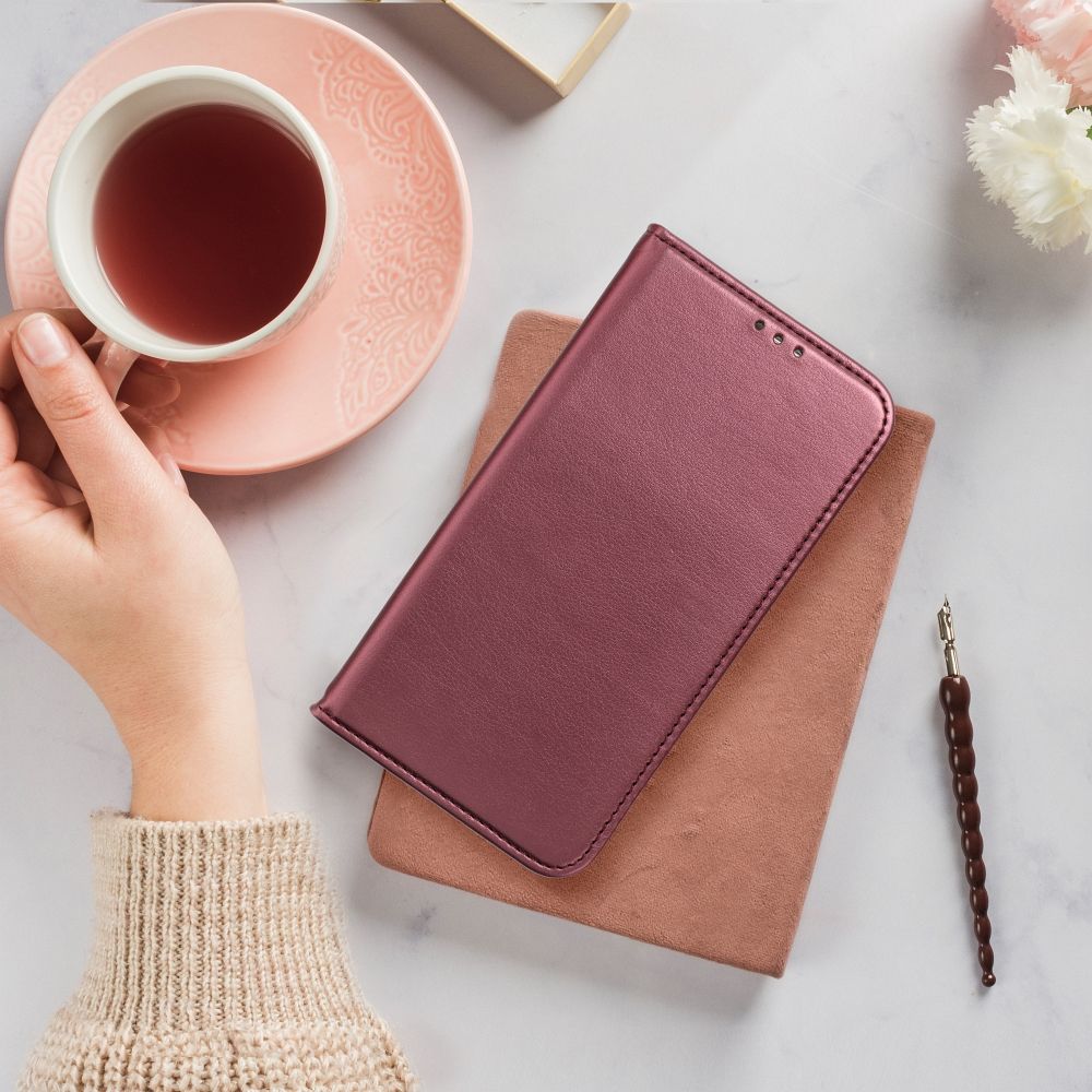 Knižkové puzdro Magnet Book bordové – Samsung Galaxy A57 | Kryty na mobil Kryty na mobil | Knižkové puzdro Magnet Book bordové – Samsung Galaxy A57 | Kryty na mobil