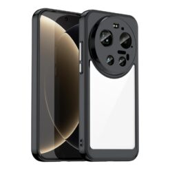 Ochranný kryt Colorful Acrylic case čierny – Xiaomi 17 Ultra