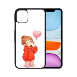 Kryty na mobil | Ochranný Kryt Creative Case 09 Dievča s balónom pre Apple iPhone 11 | Kryty na mobil