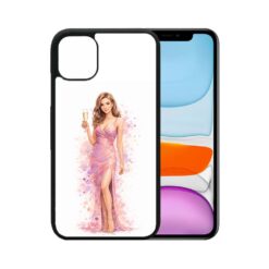 Ochranný Kryt Creative Case 25 Žena so Šampanským pre Apple iPhone 11