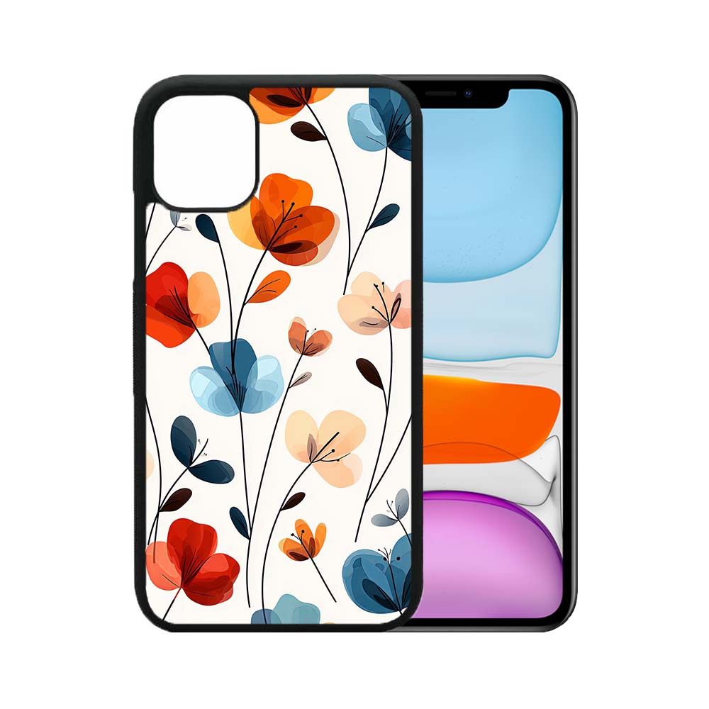 Ochranný Kryt Creative Case 53 Farebné kvety pre Apple iPhone 11 | Kryty na mobil Kryty na mobil | Ochranný Kryt Creative Case 53 Farebné kvety pre Apple iPhone 11 | Kryty na mobil