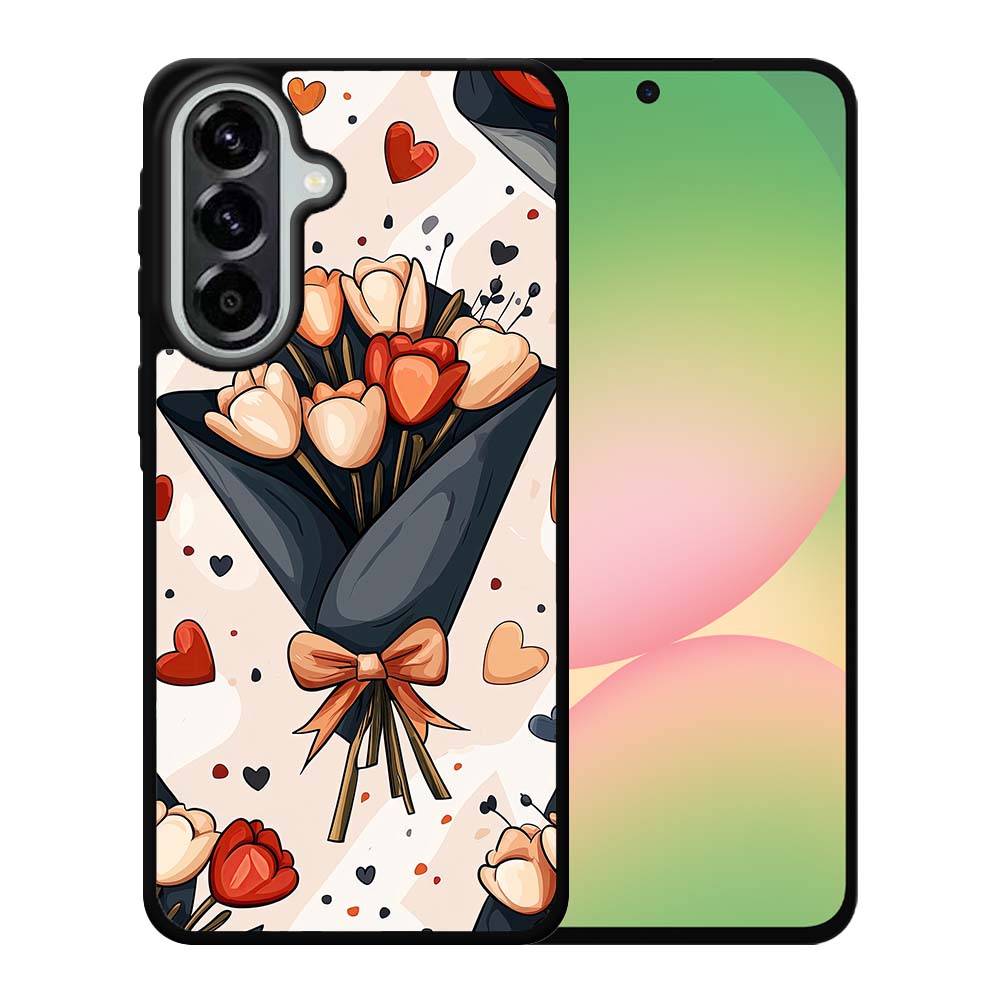 Ochranný Kryt Creative Case 55 Kytica tulipánov pre Samsung Galaxy A56 | Kryty na mobil Kryty na mobil | Ochranný Kryt Creative Case 55 Kytica tulipánov pre Samsung Galaxy A56 | Kryty na mobil