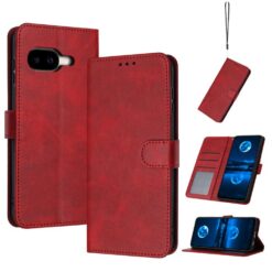 Kryty na mobil | Peňaženkové puzdro Classic Leather case červené – Google Pixel 10a | Kryty na mobil