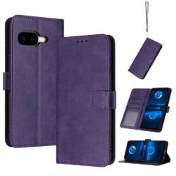 Kryty na mobil | Peňaženkové puzdro Classic Leather case fialové – Google Pixel 10a | Kryty na mobil