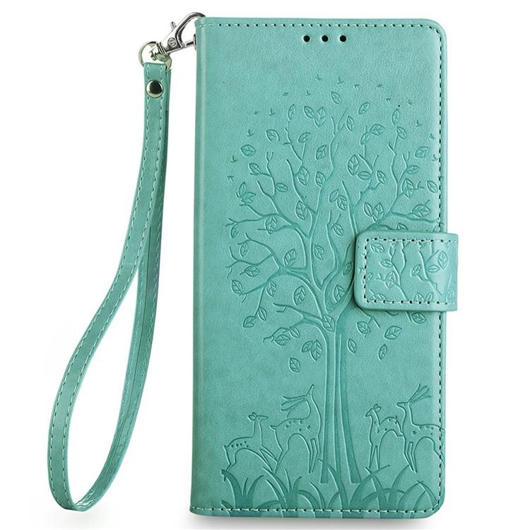 Peňaženkové puzdro Embossing Pattern Strom case zelené – Xiaomi 17 Ultra | Kryty na mobil Kryty na mobil | Peňaženkové puzdro Embossing Pattern Strom case zelené – Xiaomi 17 Ultra | Kryty na mobil