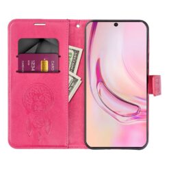 Kryty na mobil | Peňaženkové puzdro Mezzo dreamcatcher tmavoružové – Samsung Galaxy A37 | Kryty na mobil