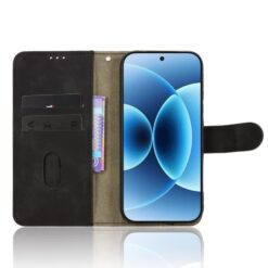 Kryty na mobil | Peňaženkové puzdro Solid čierne – Xiaomi 17 | Kryty na mobil