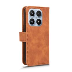 Peňaženkové puzdro Solid hnedé – Xiaomi 17 | Kryty na mobil Kryty na mobil | Peňaženkové puzdro Solid hnedé – Xiaomi 17 | Kryty na mobil