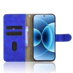 Peňaženkové puzdro Solid modré – Xiaomi 17 | Kryty na mobil Kryty na mobil | Peňaženkové puzdro Solid modré – Xiaomi 17 | Kryty na mobil