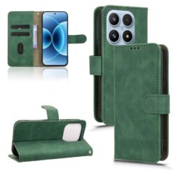 Kryty na mobil | Peňaženkové puzdro Solid zelené – Xiaomi 17 | Kryty na mobil