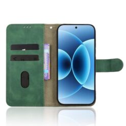 Kryty na mobil | Peňaženkové puzdro Solid zelené – Xiaomi 17 | Kryty na mobil