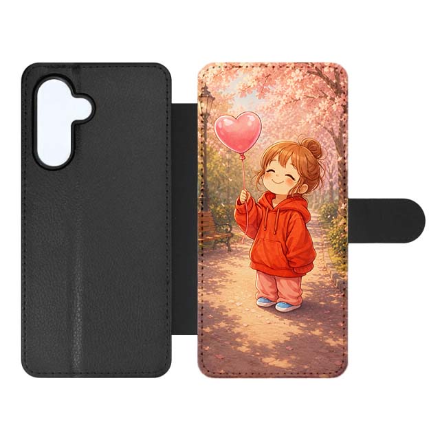 Knižkové puzdro Creative Case 09 Dievča s balónom – Samsung Galaxy A37 | Kryty na mobil Kryty na mobil | Knižkové puzdro Creative Case 09 Dievča s balónom – Samsung Galaxy A37 | Kryty na mobil