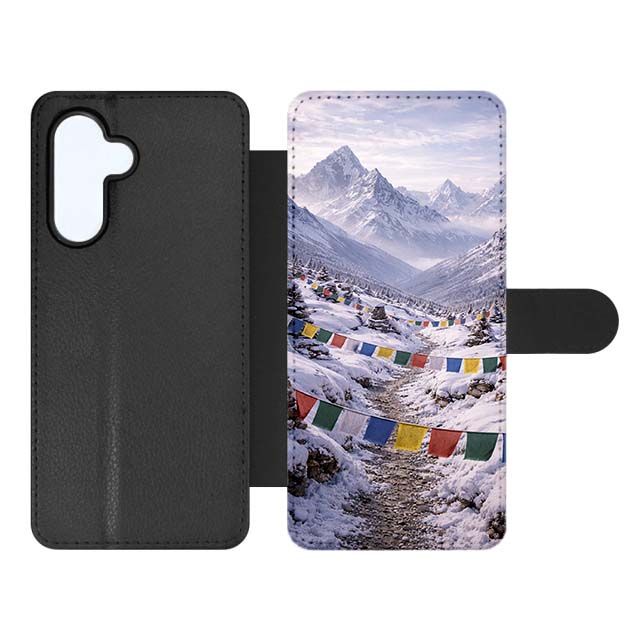 Knižkové puzdro Creative Case 18 Himaláje – Samsung Galaxy A57 | Kryty na mobil Kryty na mobil | Knižkové puzdro Creative Case 18 Himaláje – Samsung Galaxy A57 | Kryty na mobil