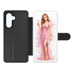 Knižkové puzdro Creative Case 25 Žena so Šampanským – Samsung Galaxy A57 | Kryty na mobil Kryty na mobil | Knižkové puzdro Creative Case 25 Žena so Šampanským – Samsung Galaxy A57 | Kryty na mobil